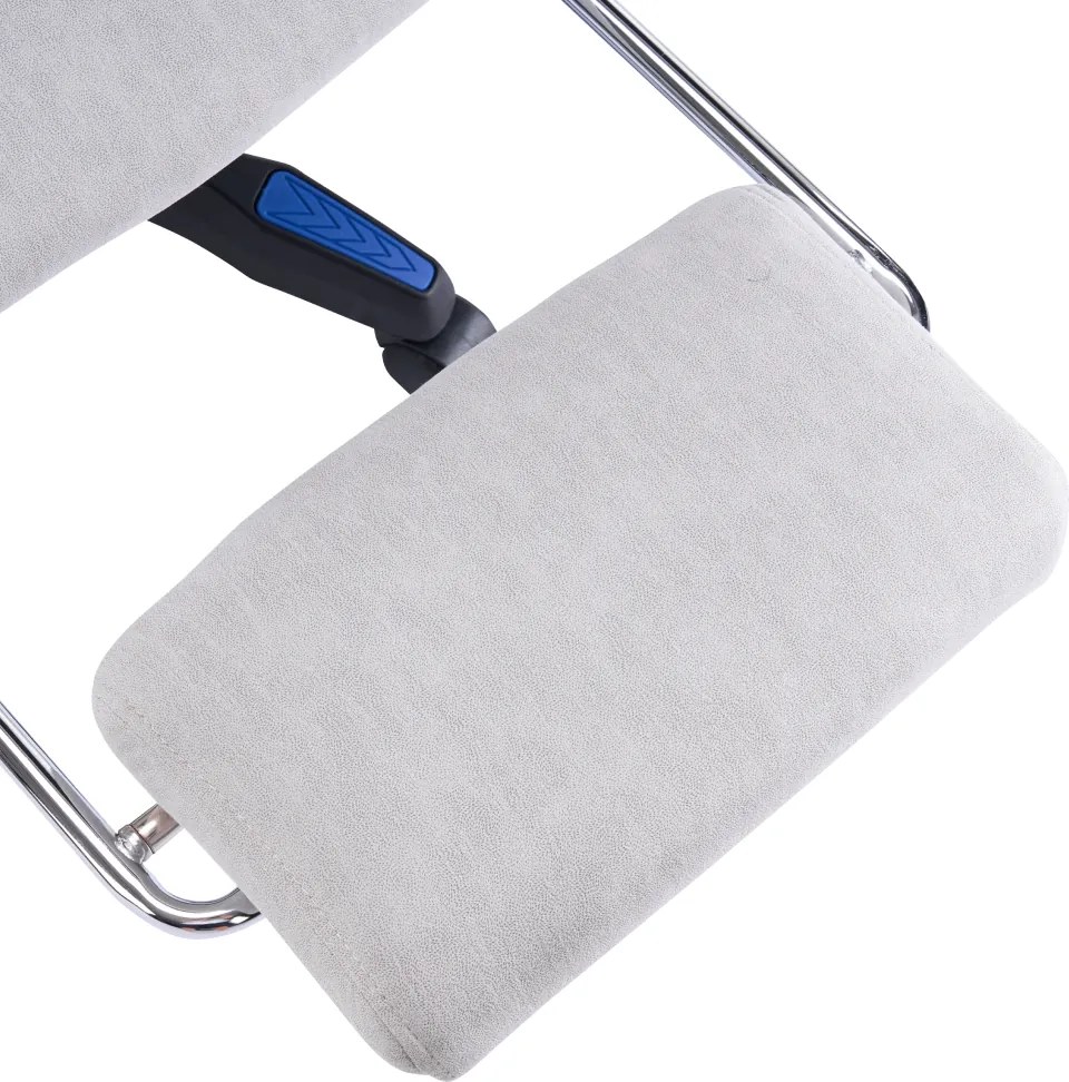 Scaun de birou/gaming, gri/albastru, ZODIA
