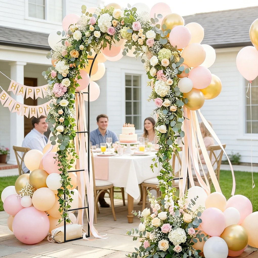 Outsunny Arc Grădină suport metalic | Aosom Romania