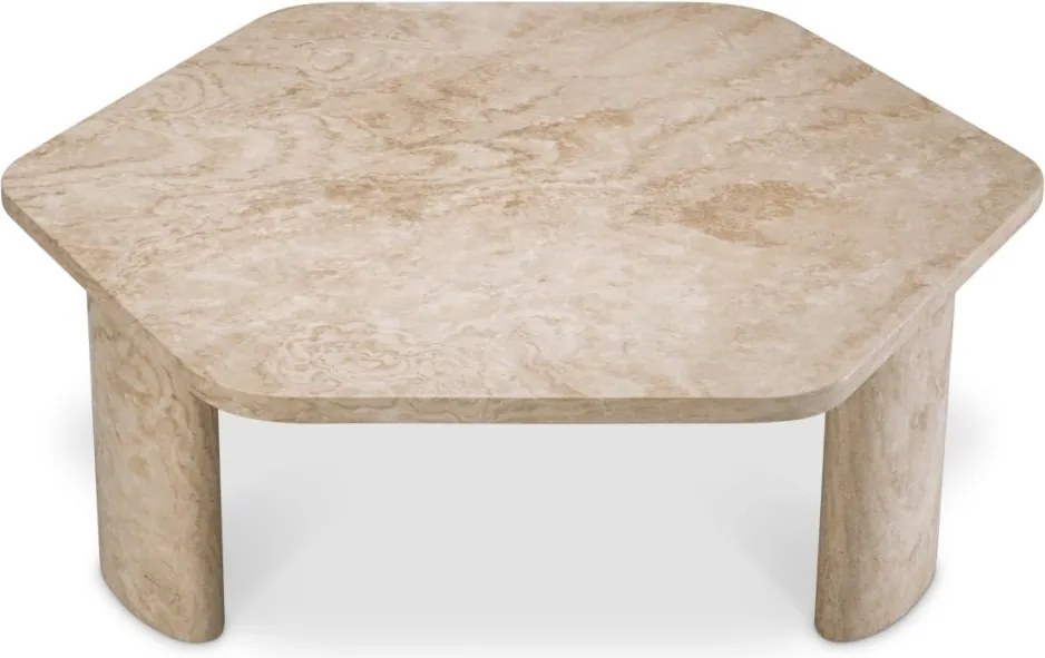 Masuta de cafea LUX din travertin Zenitho