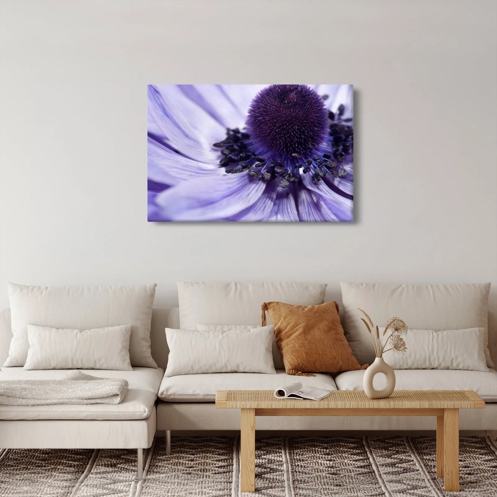 Tablou - Floare mov (90x60 cm)