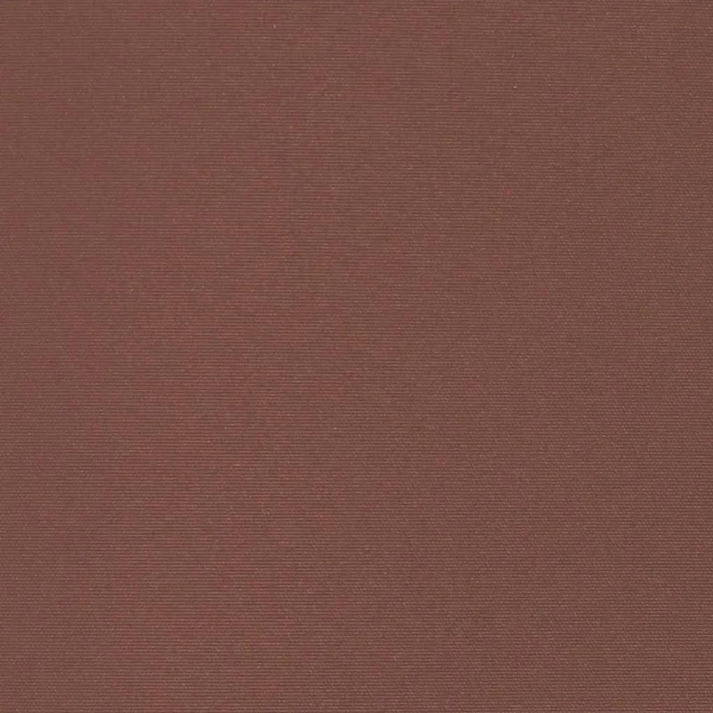 Copertina laterala retractabila de terasa, maro, 220x600 cm Maro, 220 x 600 cm
