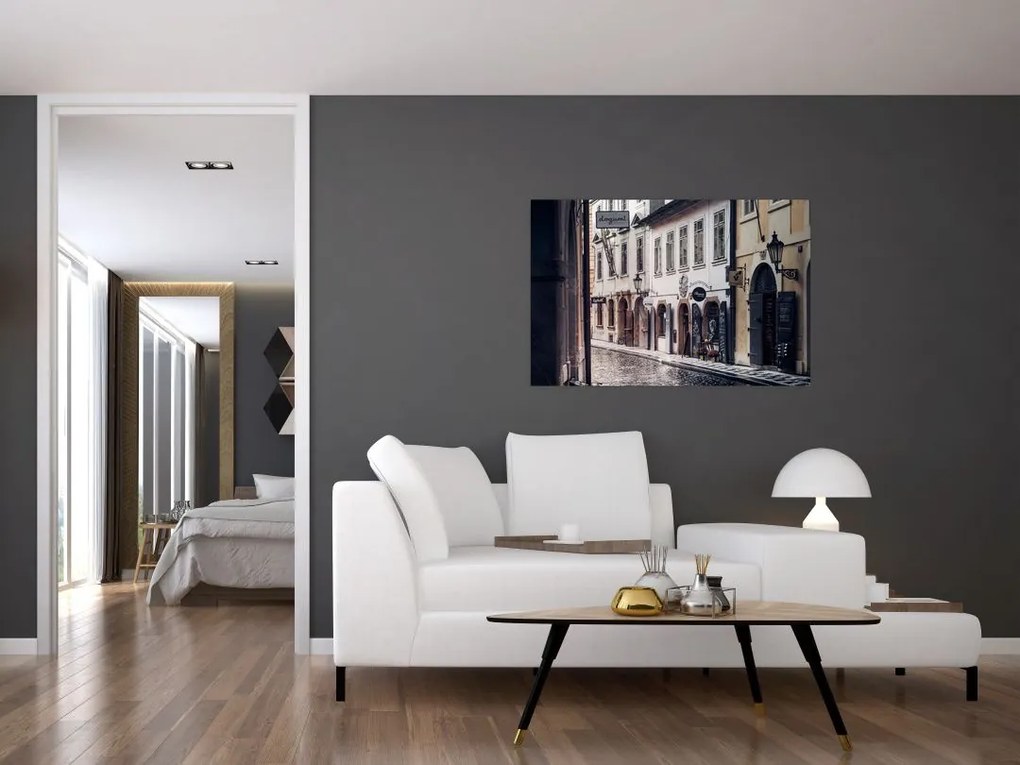 Tablou - Strada din Praga (90x60 cm)