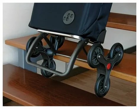 Rolser Geantă de cumpărături cu roți pentru scăriI-Max MF 6 Logic, negru