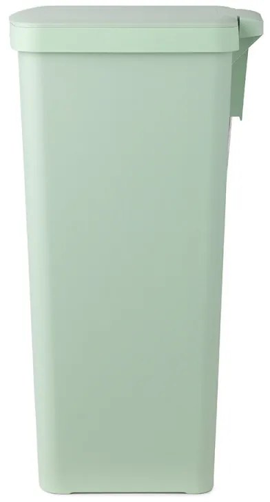 Coș cu pedală Brabantia StepUp 1005558, 40 L, Materiale ecologice, Deschidere mare, Verde deschis