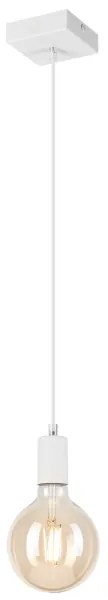 Lustră pe cablu ASTRID 1xE27/60W/230V alb
