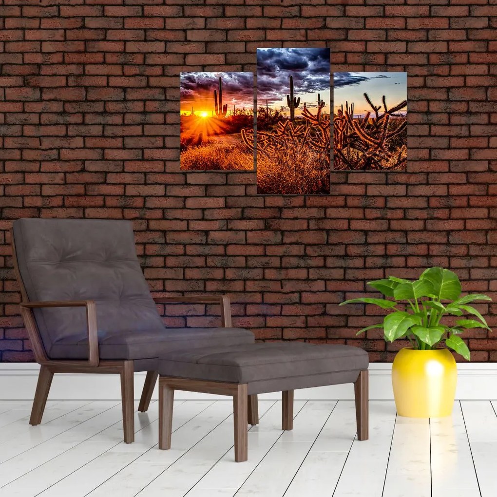 Tablou - Ora aurie a deșertului (90x60 cm)