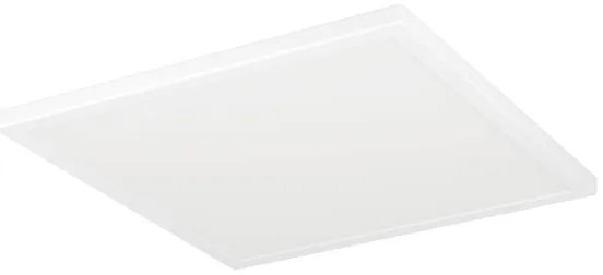 Plafonieră LED dimabilă de exterior Eglo 901461 ROVITO-R 17,6W/230V 39x39 cm IP44 alb + telecomandă