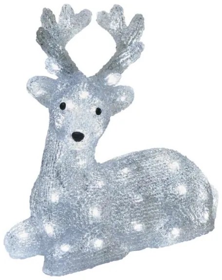 Decorațiune LED de Crăciun de exterior 40xLED/2,1W/230V IP44 cerb