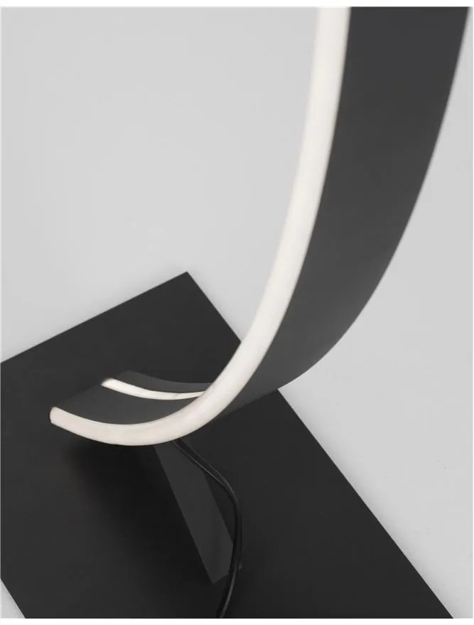 Lampadar / Lampa de podea LED design modern Breton black NVL-9348092