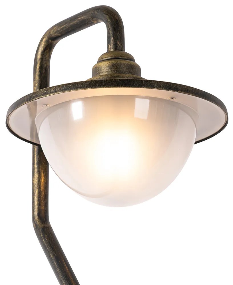 Lămpă de exterior clasică auriu antic 100 cm IP44 - Bruges