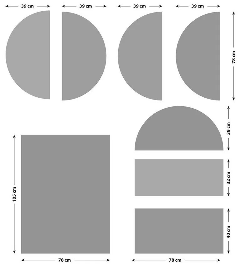 Autocolant pentru perete 120x250 cm Amazonian Arches – Ambiance