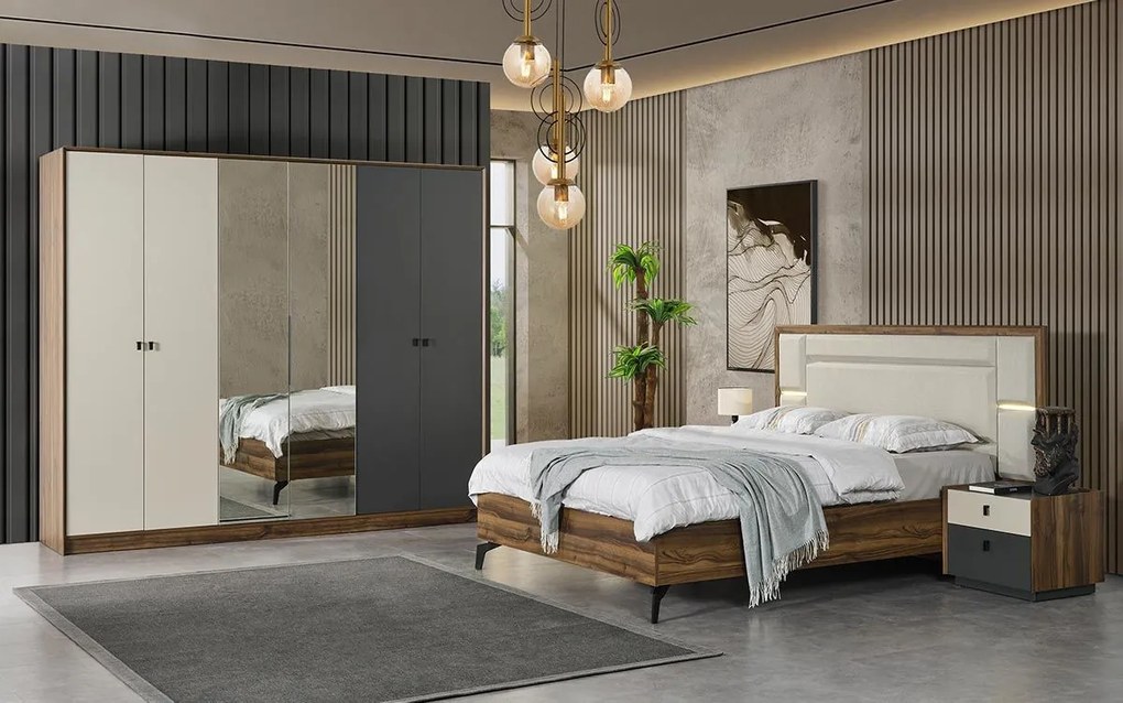 Sergio Set de mobila de lux turcesc pentru dormitor în stil Modern