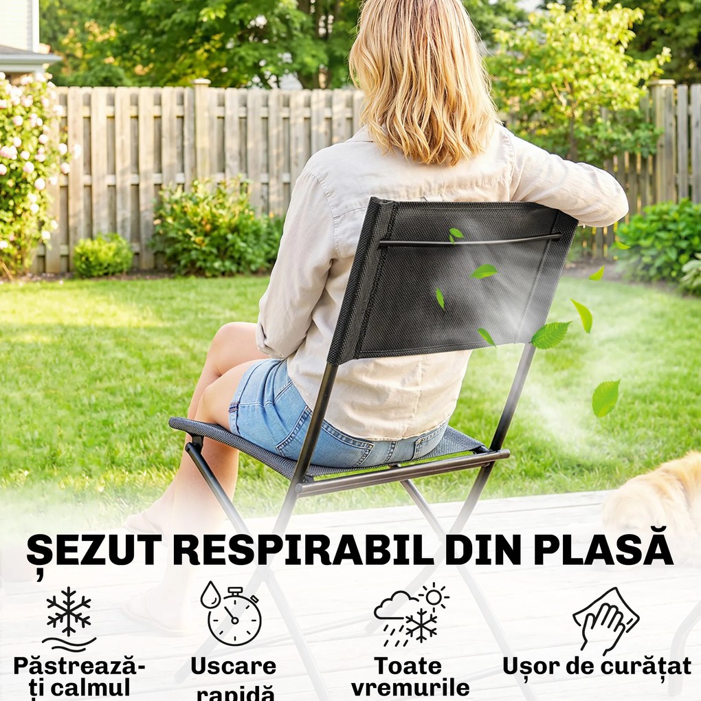 Outsunny bistro economisire spațiu pliabil | Aosom Romania