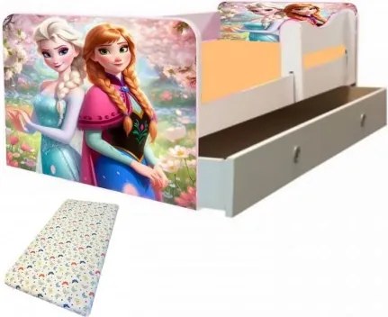 Pat copii junior Frozen ,Elsa -saltea ,sertar
