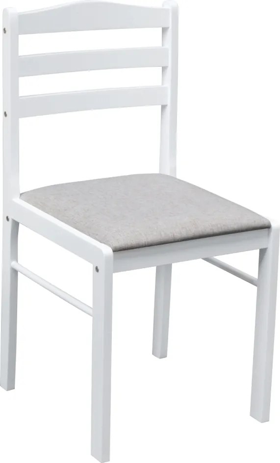 Set de sufragerie 1+4, alb/gri bej, SOMIN
