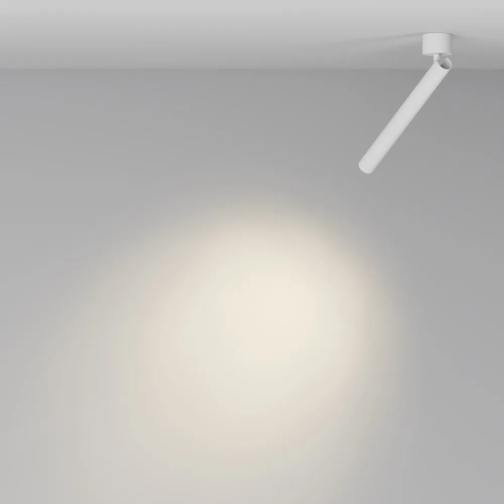Spot LED aplicat directionabil Focus T alb
