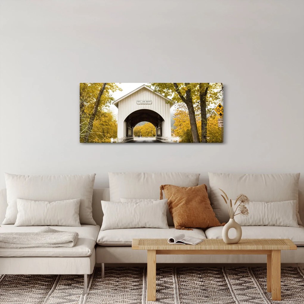 Tablou cu podul în Oregon (120x50 cm)