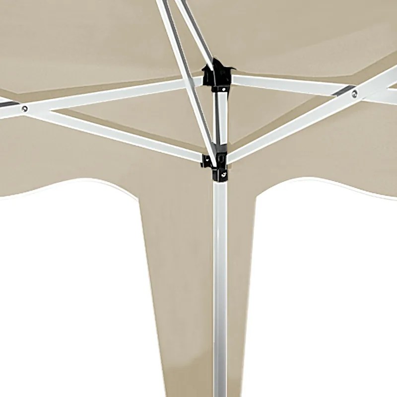 Deuba Foisor de gradina Capri 3x3 m - 4 pereti laterali - bej