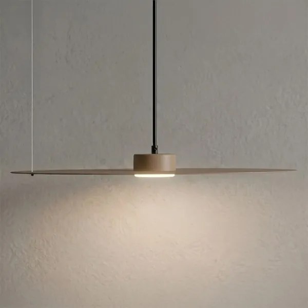 Lustră suspendată pe cablu PIATTO, 1xGX53/15W/230V, Ø 55 cm, bej