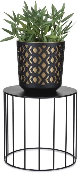 SET 3x Suport pentru flori LOFT negru