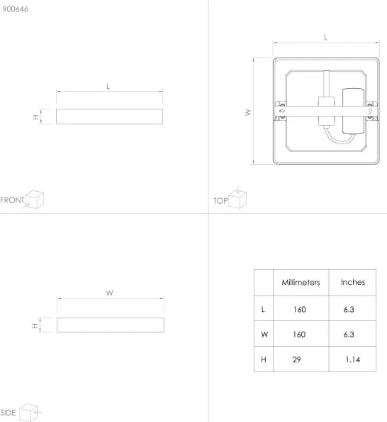 Eglo 900646 - Plafonieră LED pentru baie FUEVA, 11 W, 230 V, IP44, albă