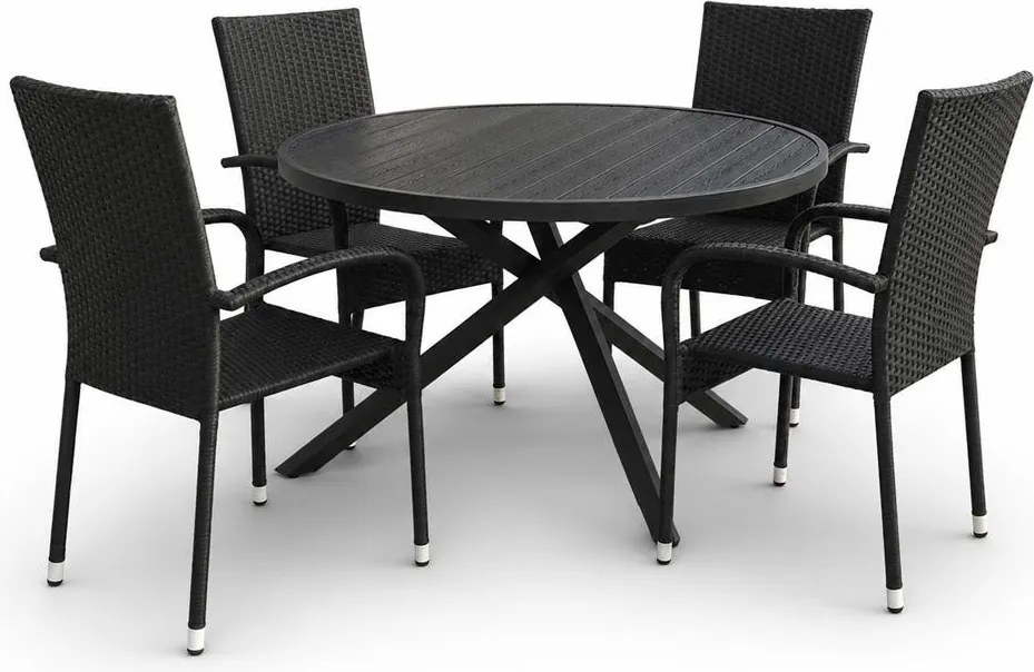 Set mobilier de grădină SIGRID + 4x PARIS