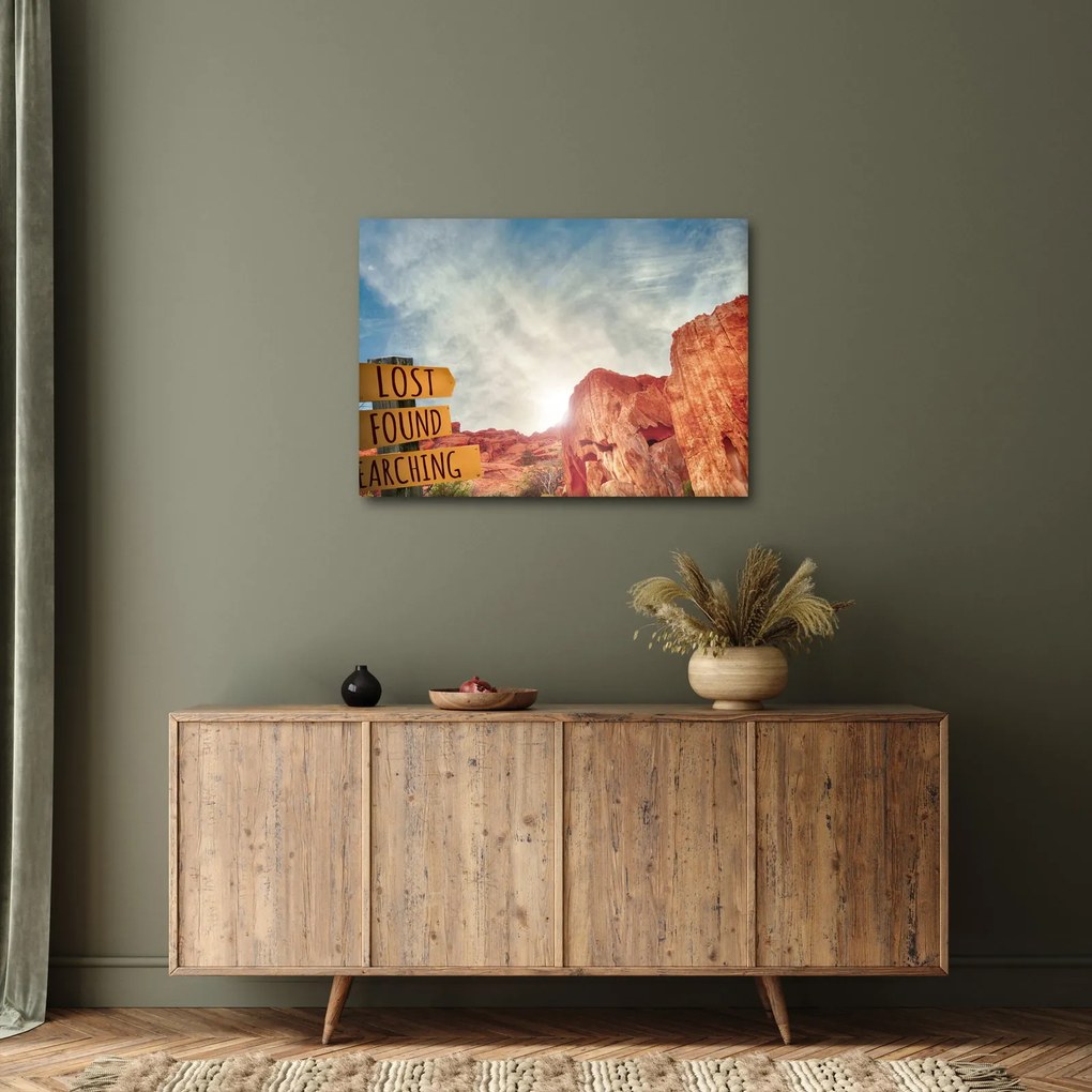 Tablou unui indicator cu inscripție (70x50 cm)