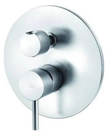 Paffoni LIGHT - baterie de duș pentru montaj încastrat, inox