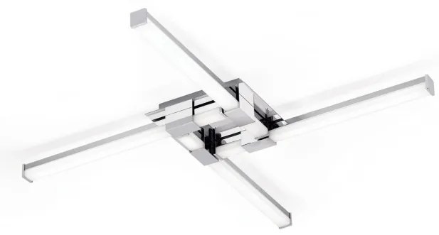Plafoniera LED cu protectie IP44 Argo DL 7-636/4 chrom OR