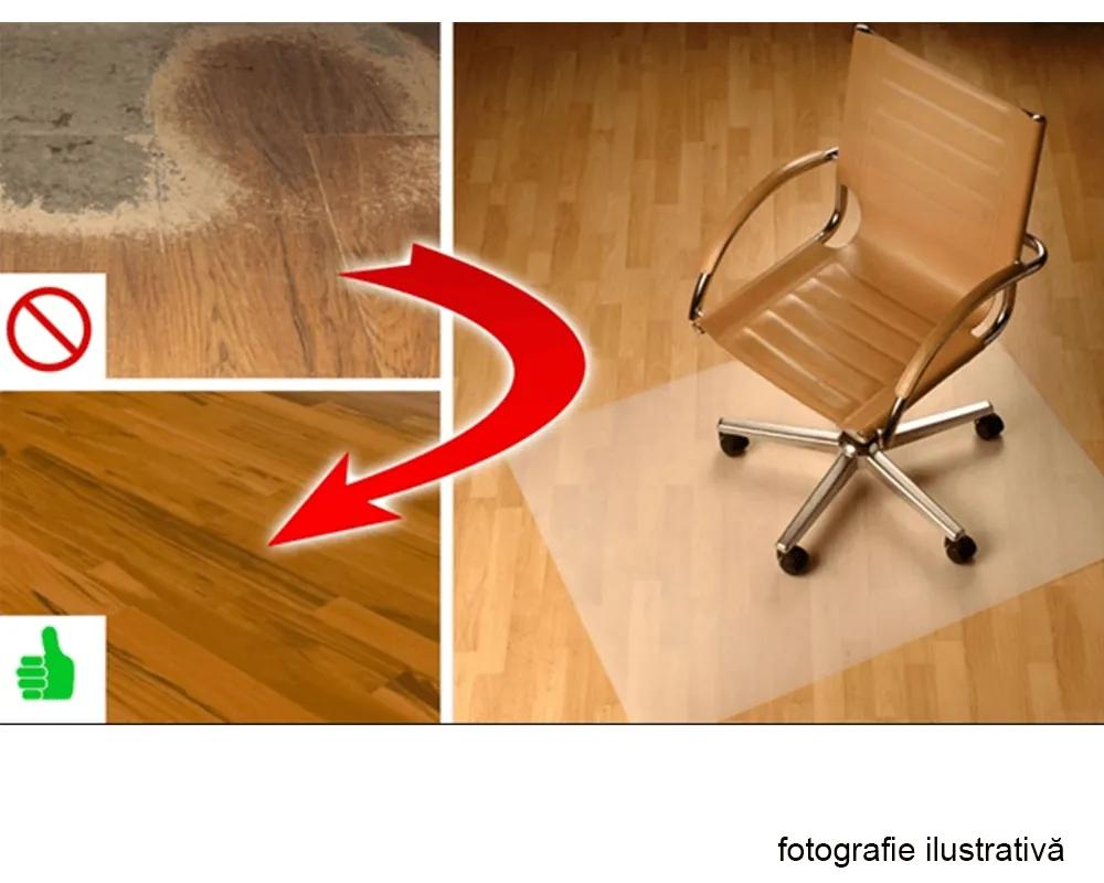 Protectie podea sub scaun, transparenta, 100x70 cm, 0, 5 mm, ELLIE NEW TYP 1