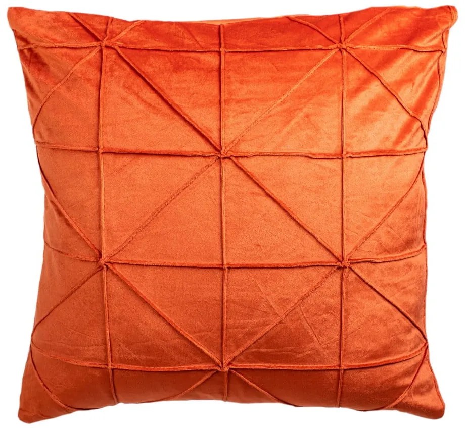 Pernă decorativă JAHU collections Amy, 45 x 45 cm, portocaliu