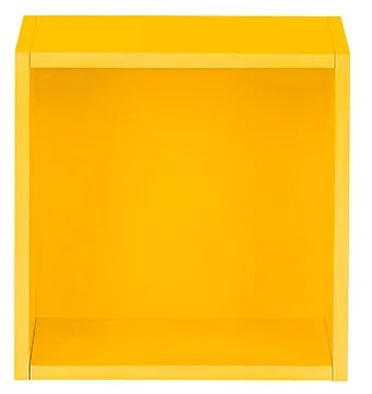Boxie dulap de perete deschis 40x40x37 cm galben