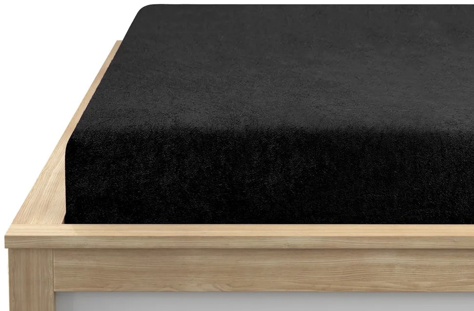 Cearsaf frote negru 120 x 200 cm