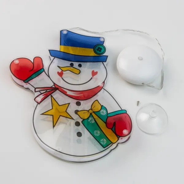 Decorațiune LED de Crăciun pentru fereastră 10xLED/3xAAA