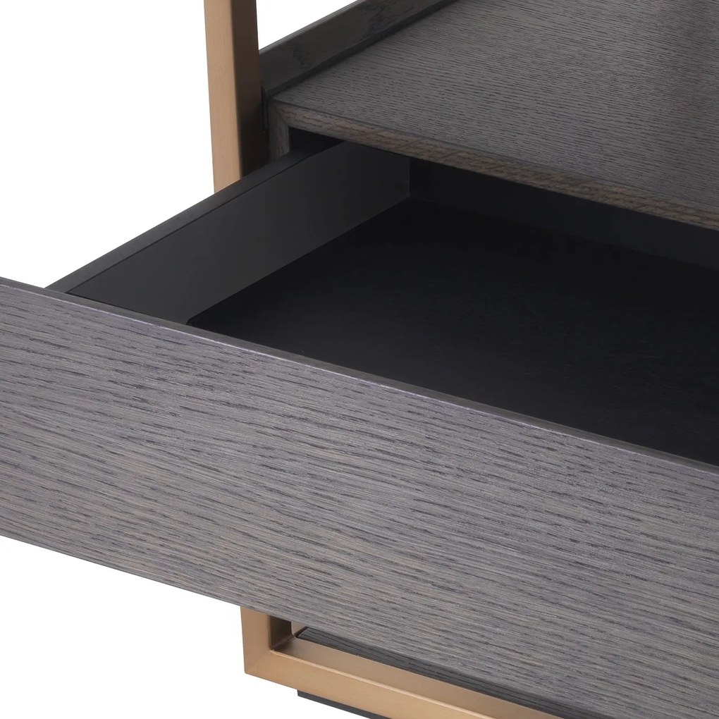 Masuta laterala cu sertar design elegant LUX Parker 114216 HZ