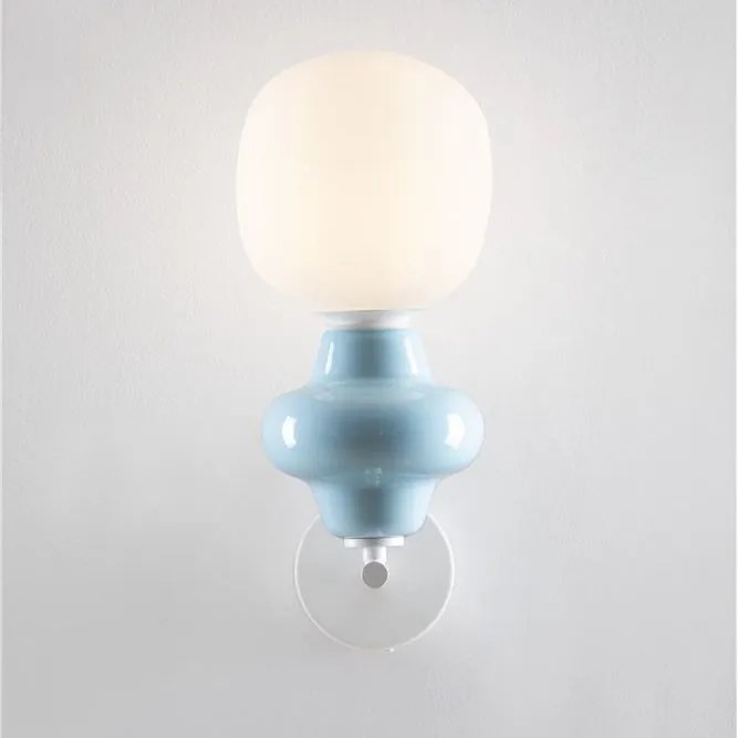 Aplica de perete din ceramica design modern CHIC albastru