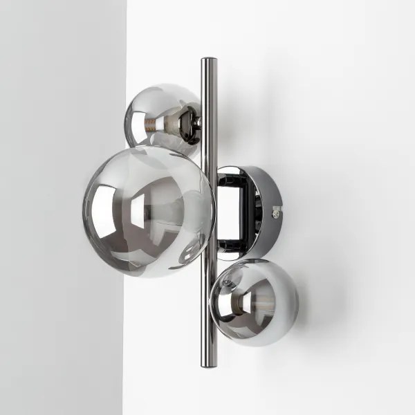 Aplică LED Brilagi MILLA 3xG9/3W/230V crom lucios/fumuriu