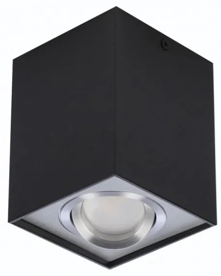 Spot aplicat tavan/plafon stil modern ELOY 1 Black/Alu