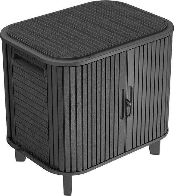 Cutie de depozitare pentru grădină gri din plastic Velo – Keter