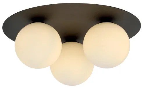 Plafonieră SOLAR 3xE14/10W/230V negru/alb