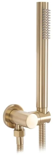 REA-B7503 - Set pentru cadă LUNGO cu baterie încastrată, auriu periat