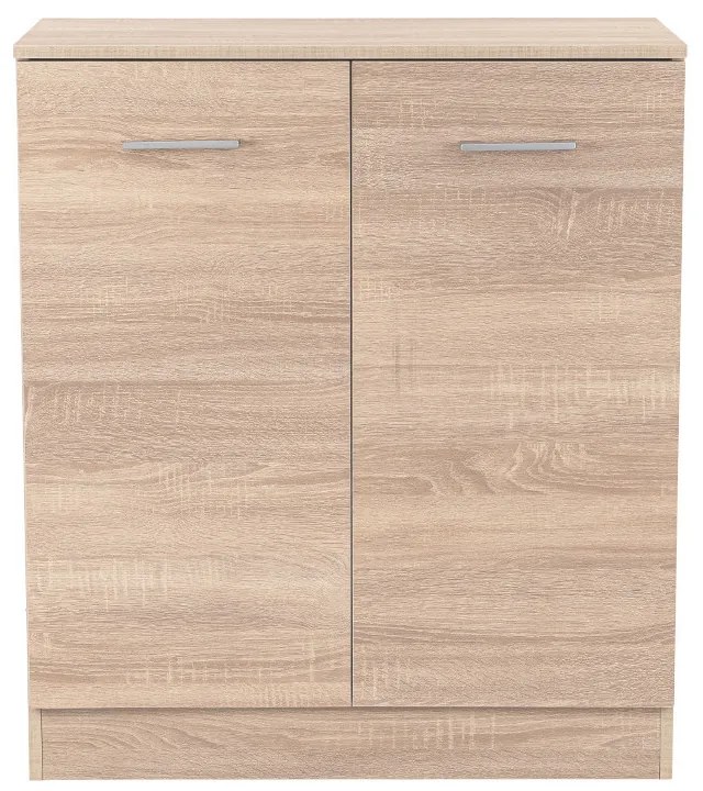 Comodă Miami cu 2 uși 80x92 cm stejar sonoma-stejar sonoma