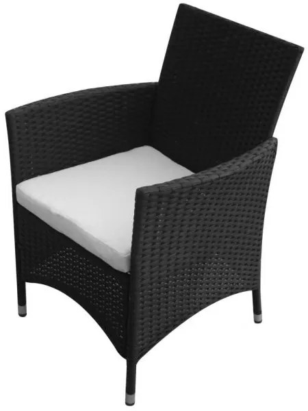 Deuba Set ratan de gradina Berlin 1+6 - negru