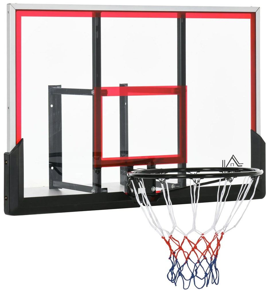 HOMCOM Panier de basketball mural avec panier spécial - 102 x 76 x 110 cm - interior exterior | Aosom Romania