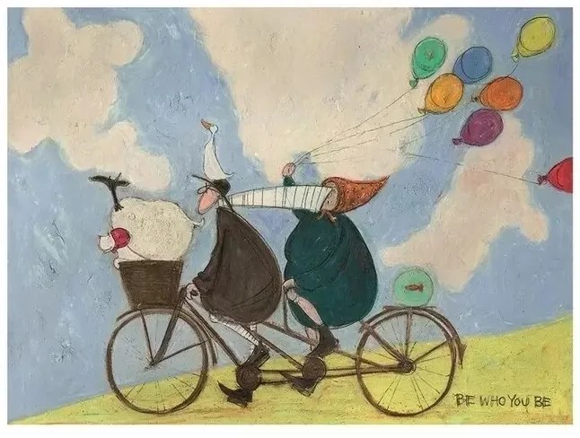 Imprimare de artă Sam Toft - Be Who You Be