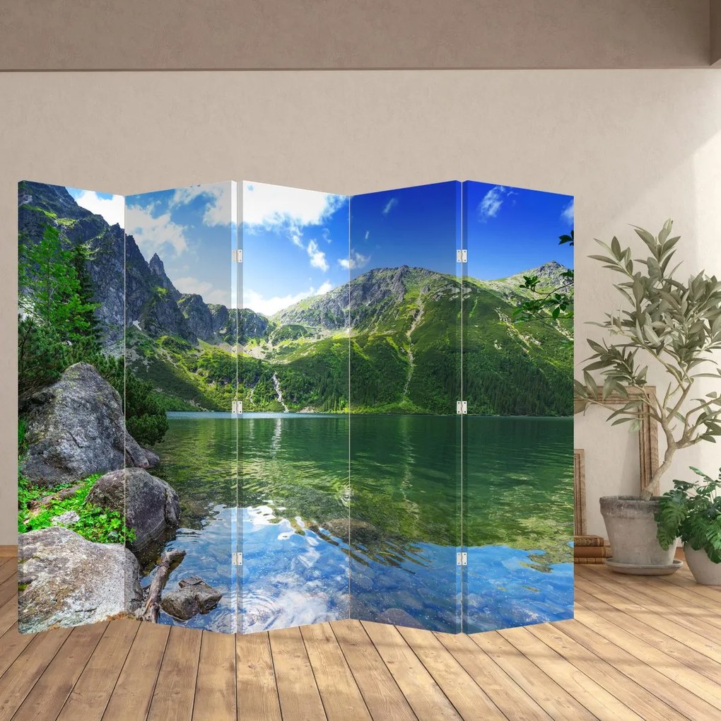 Paravan - Lac în munții Tatra (210x170 cm)