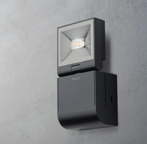 theben - Reflector LED de perete LED/10W/230V negru IP55