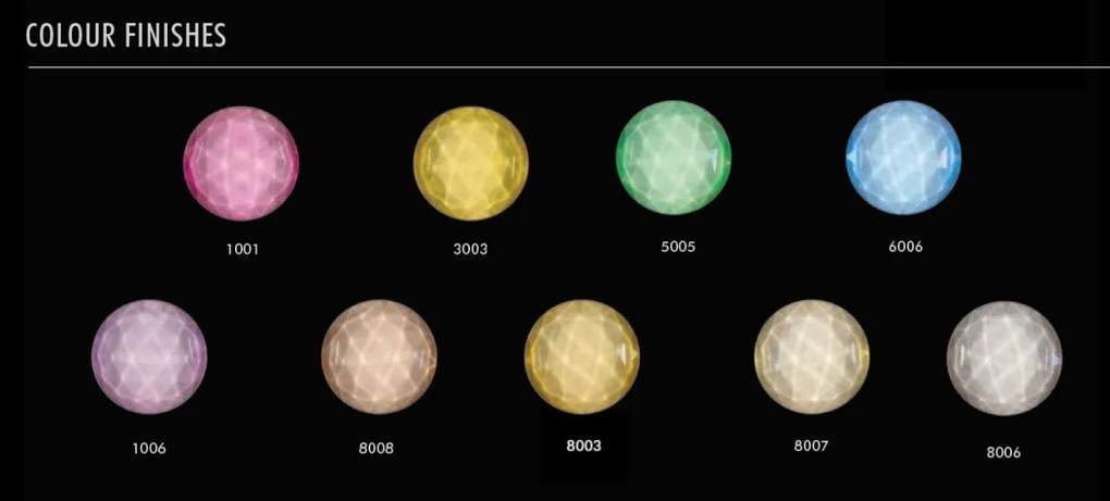 Lustra cu 5 pendule Cristal Bohemia Exclusive SMALL GAME 01-05 COLOUR MIX