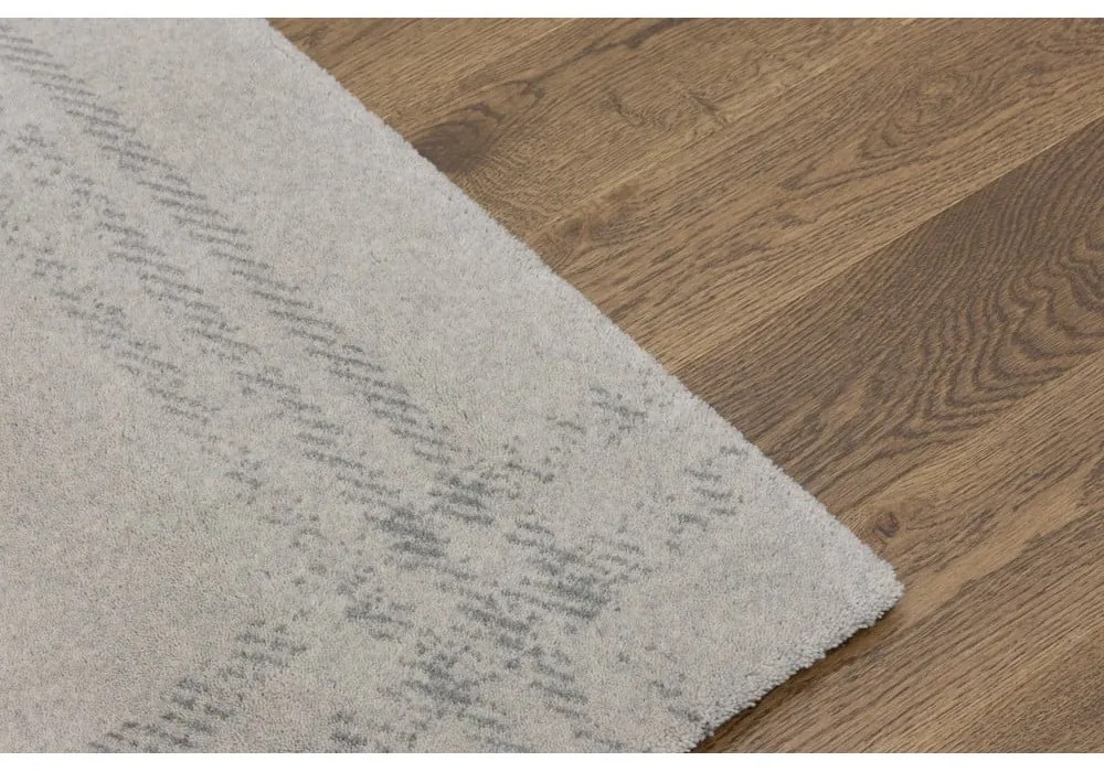 Covor crem din lână 200x300 cm Calisia M Grid Rim – Agnella