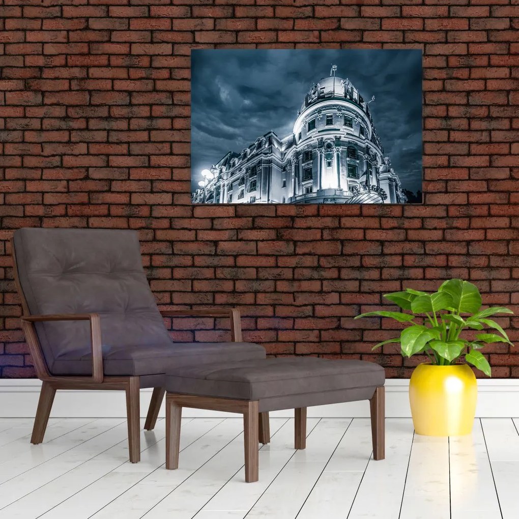 Tablou cu arhitectură în întuneric (90x60 cm)